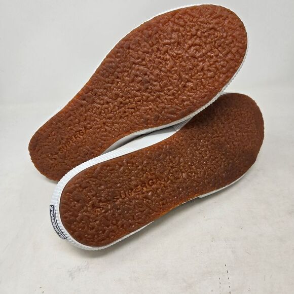 SUPERGA Star Studs White Sneakers with Star Pattern and Colorful Laces NWT EU 40 - Picture 11 of 12